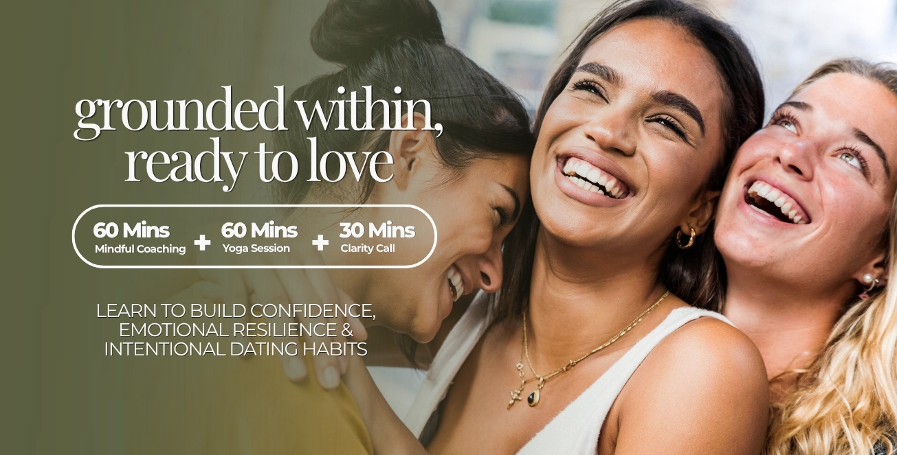 Three Women hugging each other, with joy and fulfillment